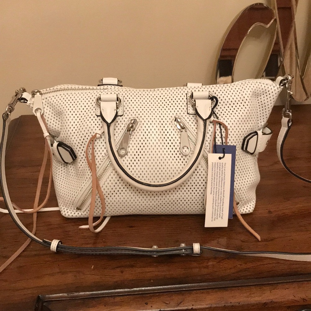 ❌❌SOLD❌❌REBECCA MINKOFF white crossbody bag